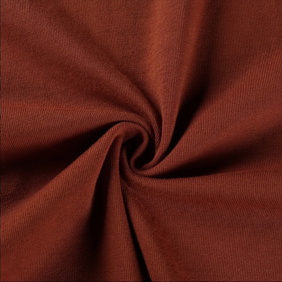 Ella rust color long sleeve star print sweater bx1 - Picture 5 of 7